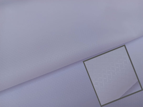 White Classic Dobby Dress Shirt fabric for a custom shirt