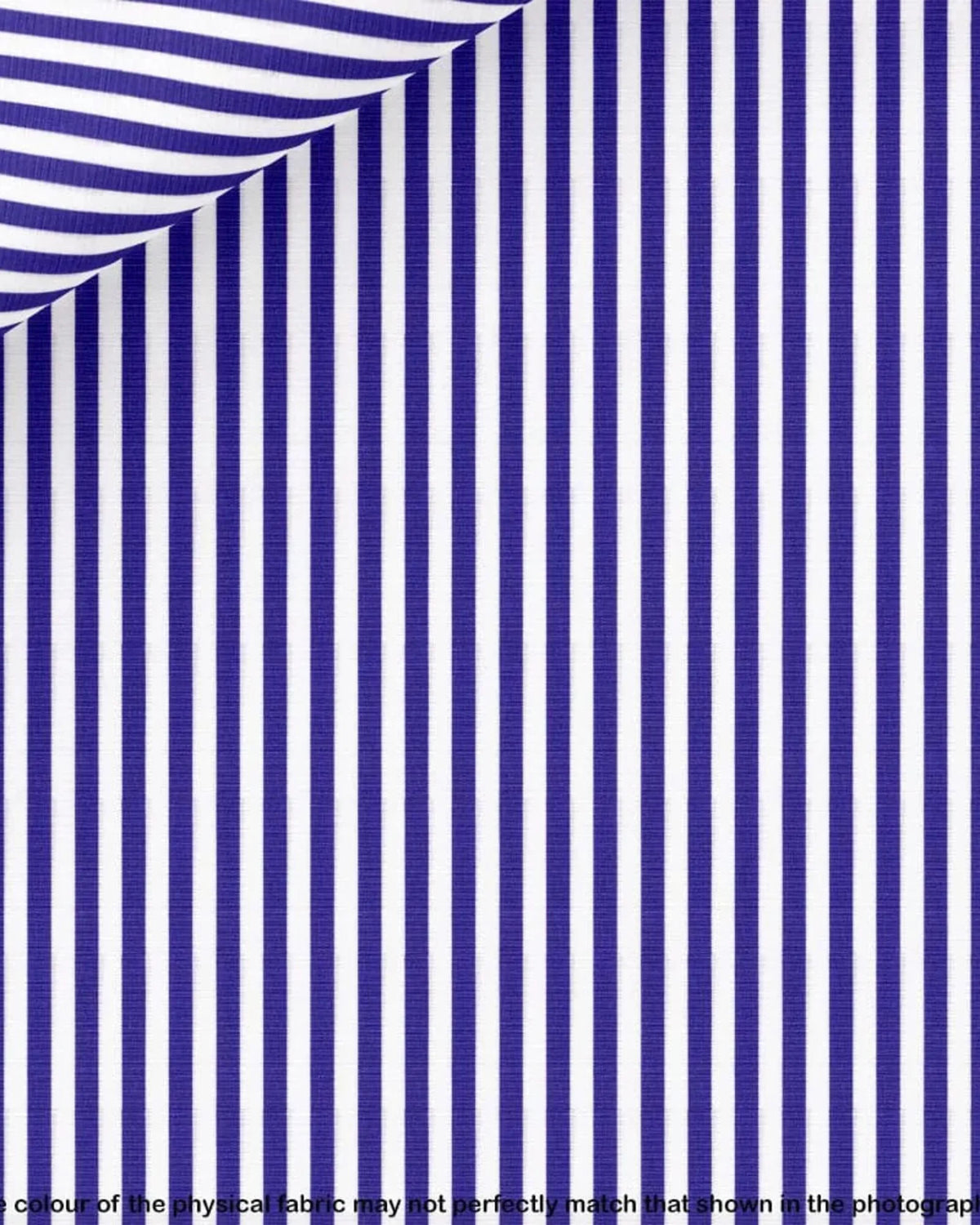 Thomas Mason Blue Stripe Poplin custom dress shirt fabric — Panache Bespoke