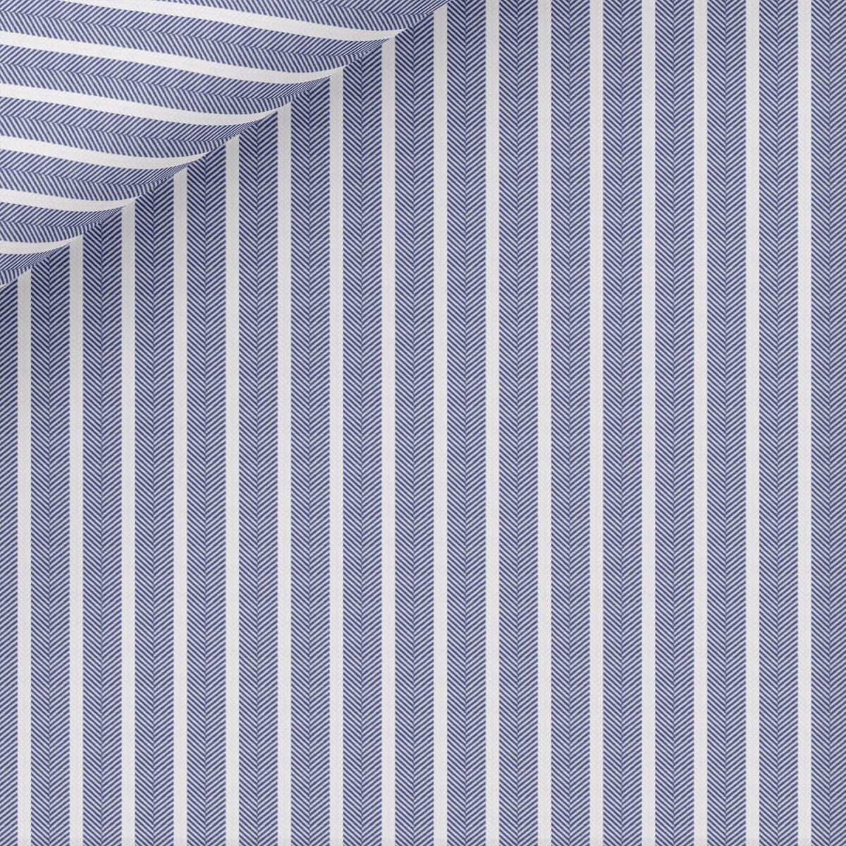 Grey and White Herringbone Dress Shirt fabric for a custom shirt
