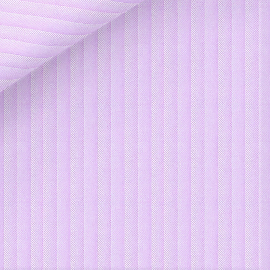 Lavender Herringbone Dress Shirt fabric for a custom shirt