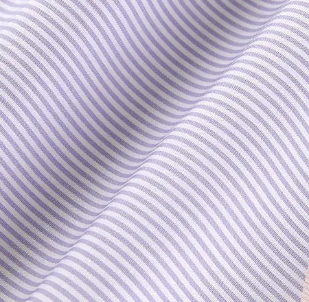 Lavender Fine Stripe Dress Shirt fabric for a custom shirt