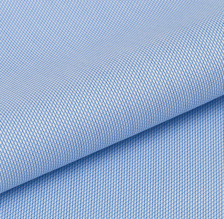 Light Blue Royal Oxford Dress Shirt fabric for a custom shirt