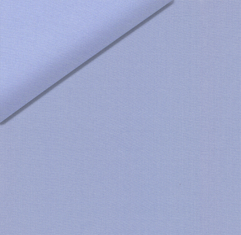 Light Blue Luxury Twill Dress Shirt fabric for a custom shirt