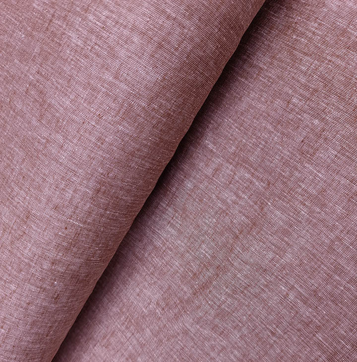 Light Brown Linen Shirt fabric for a custom shirt