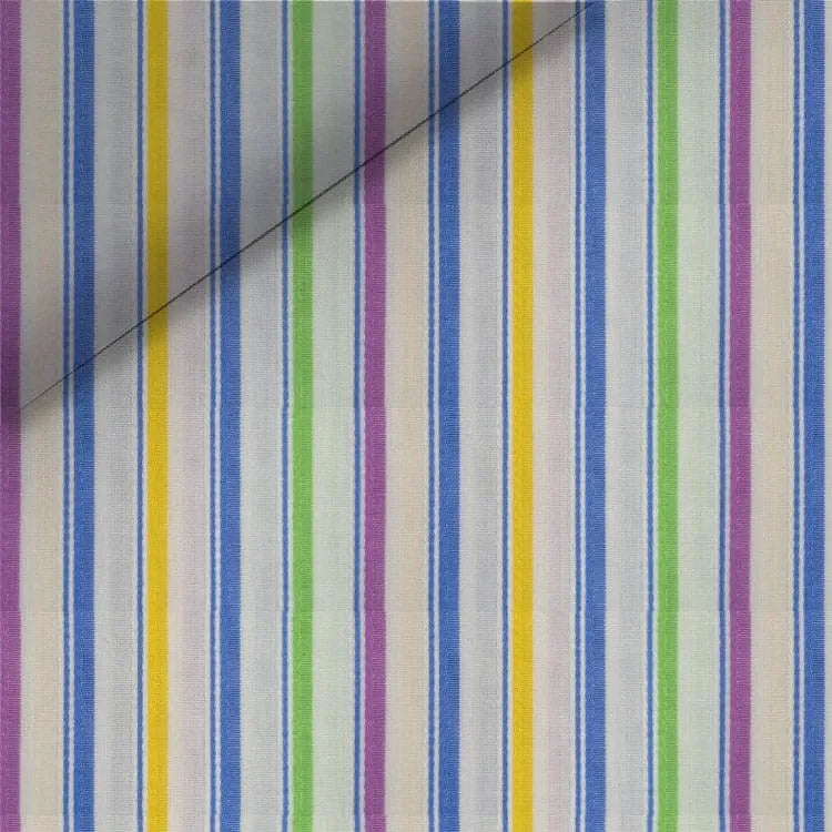 Italian Multi-Stripe Dress Shirt fabric for a custom shirt