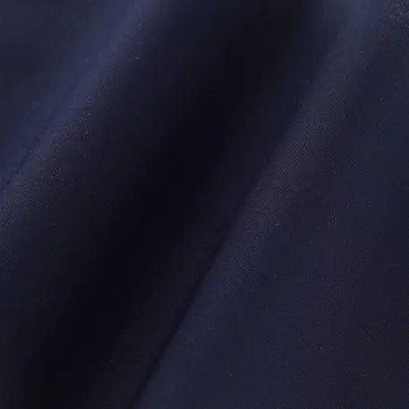 Navy Poplin Dress Shirt fabric for a custom shirt
