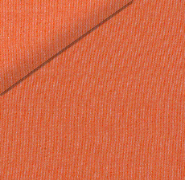 Orange Twill Dress Shirt fabric for a custom shirt