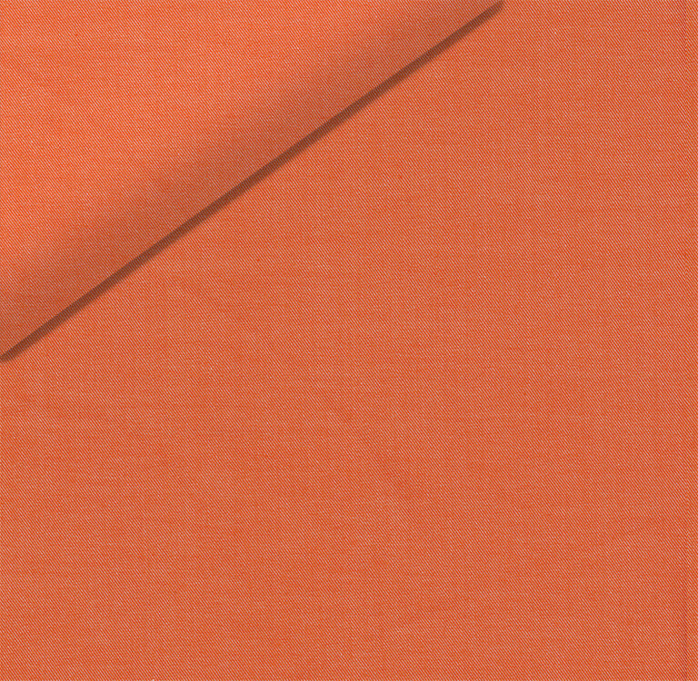 Orange Twill Dress Shirt fabric for a custom shirt
