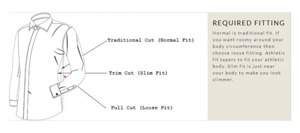Shirt fit guide
