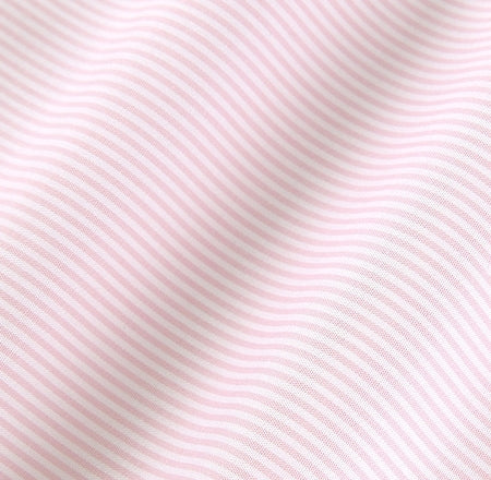 Pink Baby Stripe Dress Shirt fabric for a custom shirt