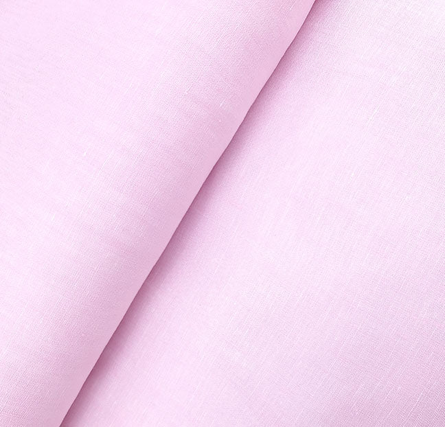 Pink Linen Shirt fabric for a custom shirt