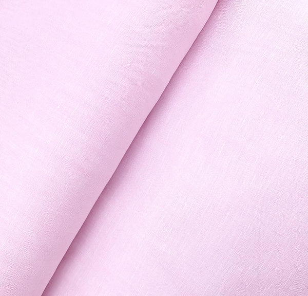 Pink Linen Shirt fabric for a custom shirt