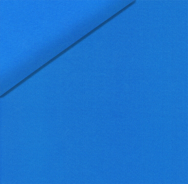 Bright Royal Blue Poplin Dress Shirt fabric for a custom shirt