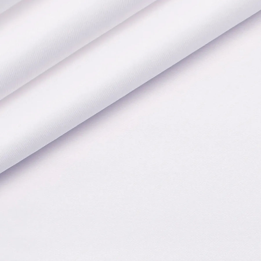 White Giza Twill Dress Shirt fabric for a custom shirt